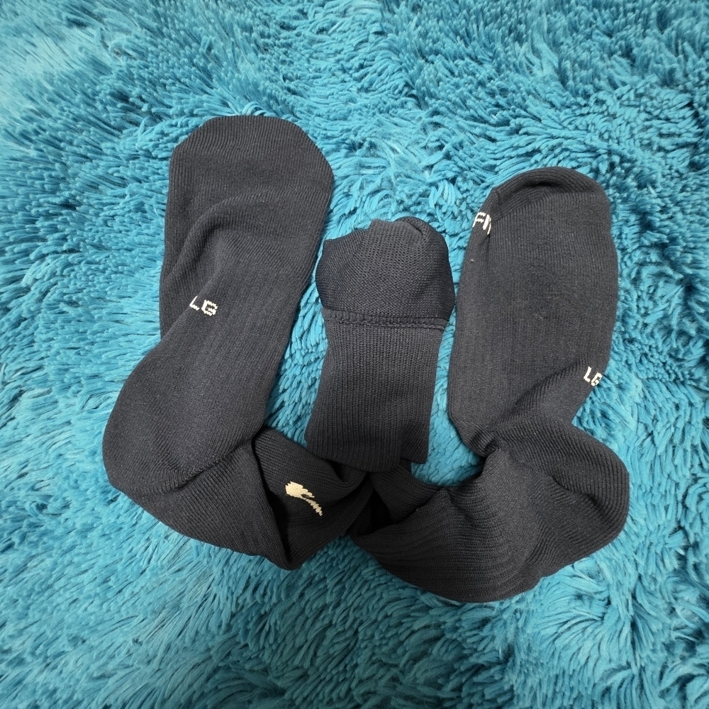 Nike Classic Cushioned Knee High Soccer Socks Navy Large Men (8-12) NWOT - Picture 2 of 5